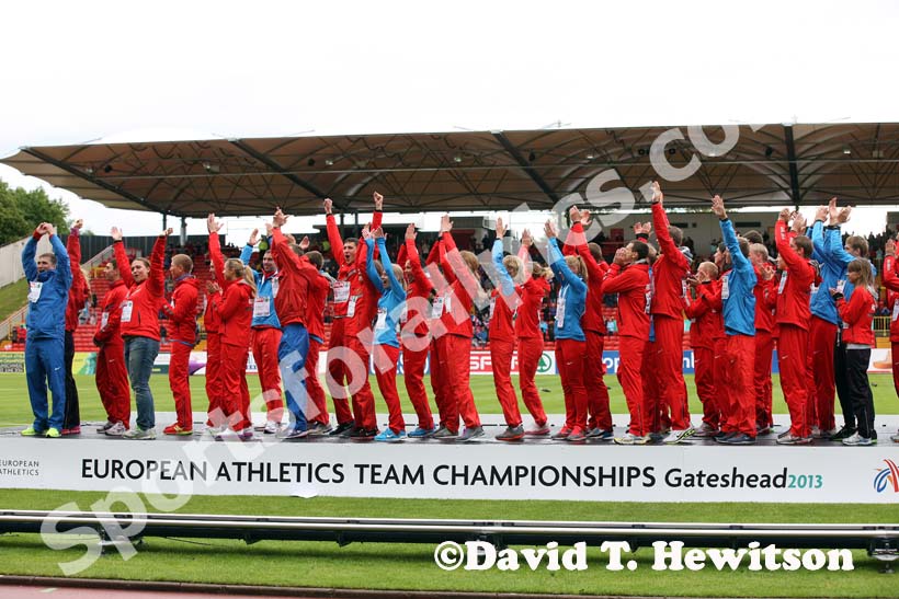 Russia winners of the European Athletics Team Championships.